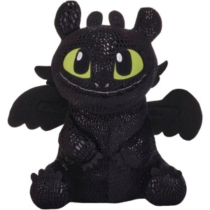 Jucarie din plus Toothless negru, Dragons, 22 cm