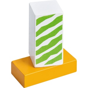 Jucarie Eichhorn Cuburi in galetusa Wooden Blocks 50 piese - Img 2