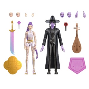 K Pop Vanatori De Demoni Set 2 Figurine Rumi Si Jinu Cu Accesorii - Img 2