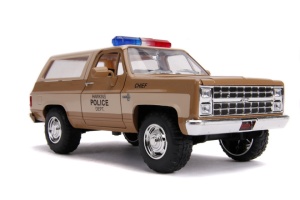 Macheta Metalica 1980 Chevy Police K5 Scara 1 La 24 - Img 5