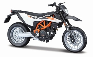 Maisto Motocicleta Metalica Cu Stand Editie Speciala Ktm 690 Smc R Scara 1 La 18