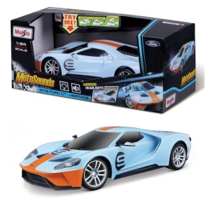 Maisto Motosounds Masinuta Ford Gt Heritage 2019 Cu Sunete Si Lumini Scara 1 La 24 - Img 2