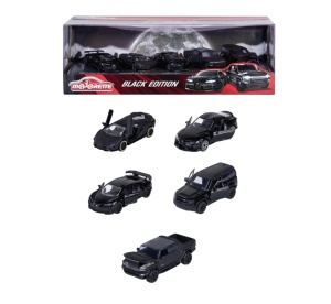 Majorette Set 5 Masinute Black Edition 2.0 Giftpack - Img 3
