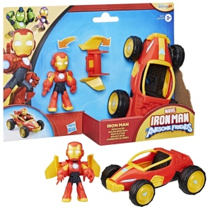 Marvel Iron Man Si Prietenii Sai Uimitori Set Vehicul Si Figurina Iron Man - Img 7
