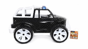 Masina Jeep Off Roader Negru Alb 39Cm