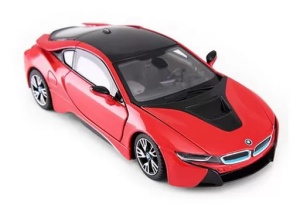 Masinuta Metalica Bmw I8 Rosu Scara 1 La 24 - Img 7
