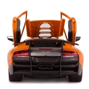 Masinuta Metalica Lamborghini Murcielago Lp670-4 Portocaliu Scara 1 La 24 - Img 4
