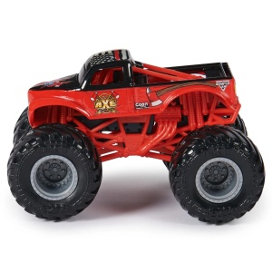 Monster Jam Set 2 Masinute Metalice Lumberjack Si Axe Scara 1:64 - Img 7