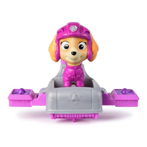 Patrula Catelusilor Action Pups Set Vehicul De Salvare Hoverboard Si Figurina Skye 5 Cm - Img 4