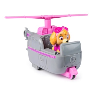 Patrula Catelusilor Set Vehicul De Baza Elicopter Si Figurina Skye - Img 6