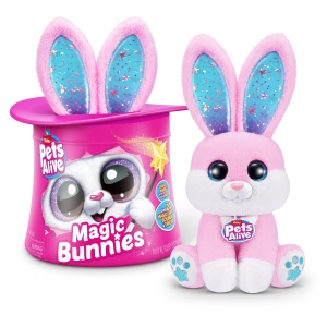 Pets Alive - Jucarie de plus interactiva cu accesorii surpriza, Iepurasul Magician - Img 3
