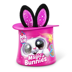 Pets Alive - Jucarie de plus interactiva cu accesorii surpriza, Iepurasul Magician - Img 7
