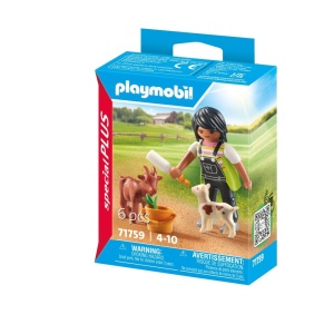 Playmobil - Figurina femeie cu capre - Img 3