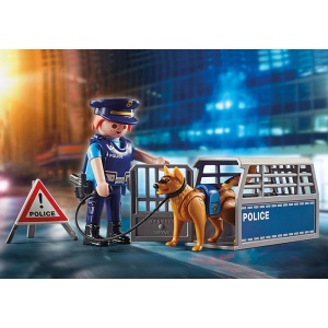 Playmobil - Jucarie de rol Blocajul rutier al politiei - Img 3