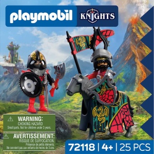 Playmobil - Jucarie de rol Conducatorul cavalerilor Dragon - Img 2
