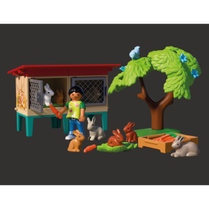 Playmobil - Jucarie de rol Tarcul iepurilor - Img 4