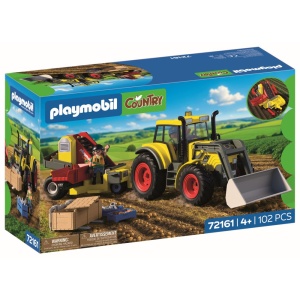 Playmobil - Jucarie de rol Tractor cu masina de recoltat cartofi - Img 2