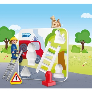 Playmobil - Junior Puzzle-ul pompierului - Img 5