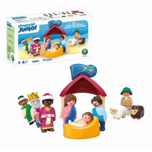 Playmobil - Junior Scena de Craciun nasterea Domnului