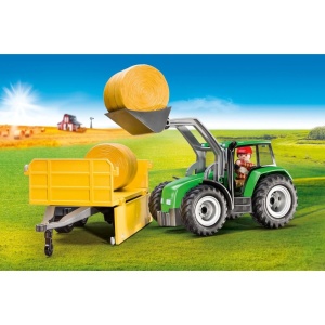 Playmobil - Tractor cu remorca si incarcator frontal - Img 3