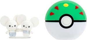 Pokemon - Set 2 figurine Clip n Go, (Tandemaus & Friend Ball)