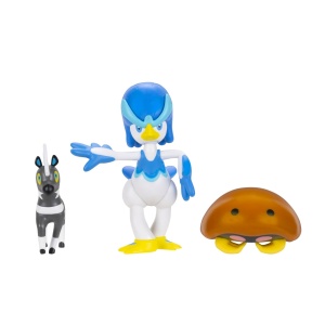 Pokemon - Set 3 figurine de actiune, (Blitzle & Quaxwell & Kabuto)