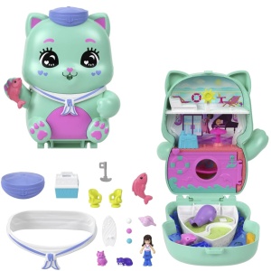 Polly Pocket Set Gentuta Animalut Pisicuta Marinar Cu Accesorii - Img 5