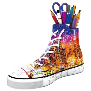 Puzzle 3D suport pixuri sneaker New York 108 piese - Img 2