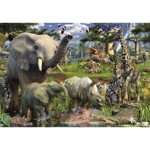 Puzzle Animale In Salbaticie, 18000 Piese - Img 2