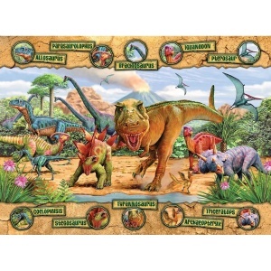 Puzzle Dinozauri, 100 Piese - Img 2