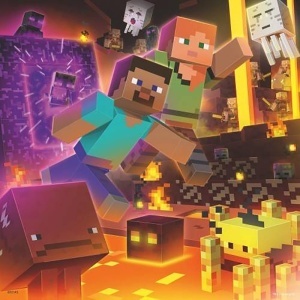 Puzzle Minecraft, 3X49 Piese - Img 4