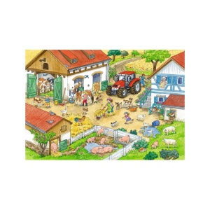 Puzzle O Zi La Ferma, 2X24 Piese - Img 2