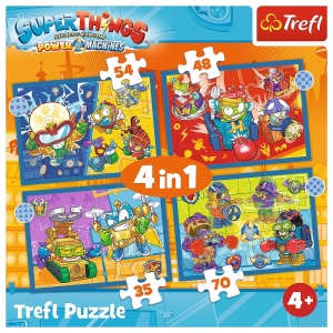 Puzzle Trefl 4In1 Super Things Super Actiunea - Img 5
