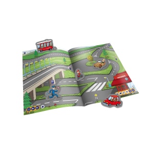 Raspundel Istetel, Carte cu autocolante, Mijloace de transport - Img 2