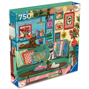 Ravensburger - Puzzle artistic coltul fericirii cu blanosi 750 piese - Img 2