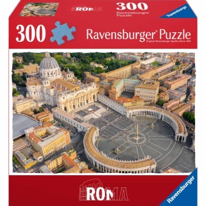 Ravensburger - Puzzle colectia de arta piata Sfantul Petru din Roma 300 piese - Img 1