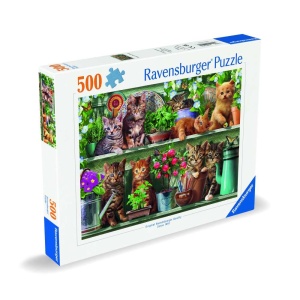 Ravensburger - Puzzle pisici pe raft 500 piese design nou - Img 3