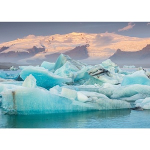 Ravensburger - Puzzle puterea naturii lacul glaciar Jokulsarlon din Islanda 1000 piese - Img 3