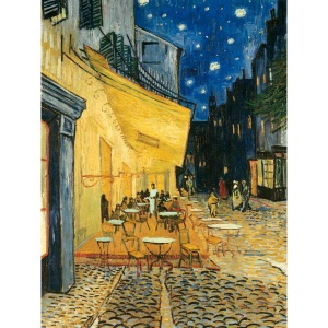 Ravensburger - Puzzle Vincent Van Gogh terasa in noapte 1000 piese design nou - Img 2