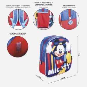 Rucsac Mickey Mouse 3D cu luminite, 25x31x10 cm - Img 8