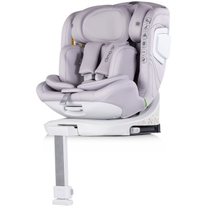 Scaun auto Chipolino Clima Air I-Size 40-150 cm cu sistem Isofix si sezut rotativ cloud - Img 2