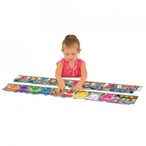 Set 2 Puzzle-Uri Trenul Urias Cu Culori Si Forme - Img 4