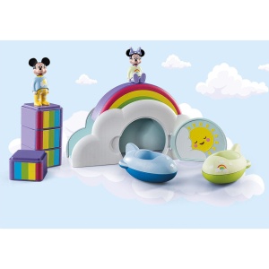 Set de joaca Playmobil - 1.2.3 & Disney: Casa Din Nori A Lui Mickey Si Minnie - Img 3