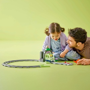 Set Jucarii LEGO DUPLO® - Set de extindere Tunel cu sine de cale ferata (10425) - Img 4