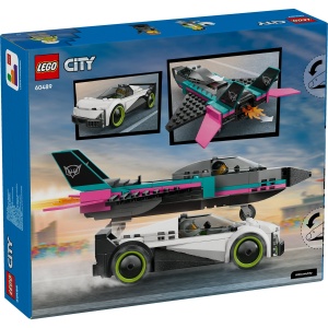 Set LEGO City - Avion cu reacție vs mașină (60489) - Img 3