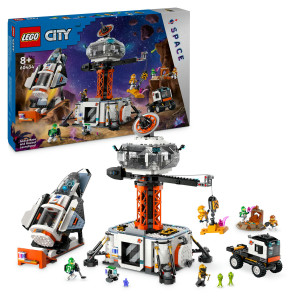 Set LEGO City - Baza spatiala si platforma de lansare a rachetei (60434) - Img 1