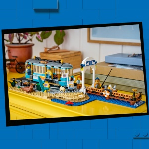 Set LEGO City - Tramvai de plajă clasic (60506) - Img 6
