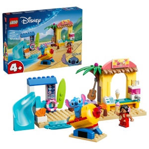 Set LEGO Disney - Distracție pe plajă cu Lilo și Stitch (43280)