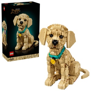 Set LEGO Icons - Cățeluș Golden Retriever (11384)