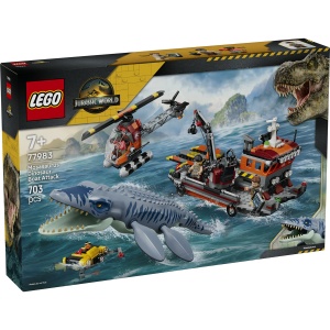 Set LEGO Jurassic World - Un Mosasaurus atacă o barcă (77983) - Img 2